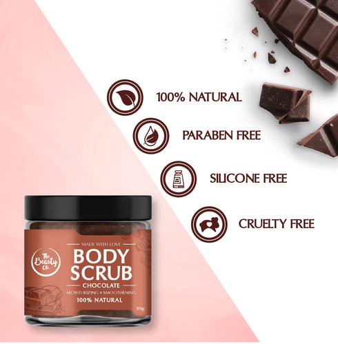 the beauty co India Chocolate and Coffee Body Scrub For Detanning
